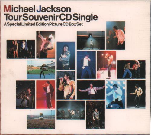 Michael Jackson Tour Souvenir CD Single Japanese CD Single Box Set